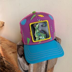 Goorin Bros “Wild” Rabbit Vibrant Trucker Cap with Embroidered Patch